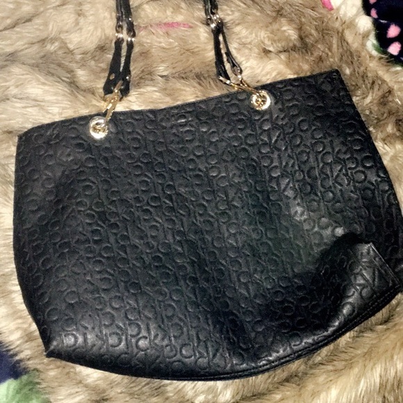 CK All Black Monogram Purse - Picture 4 of 8